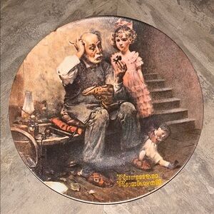 Knowles Rockwell Heritage Plate - The Cobbler
